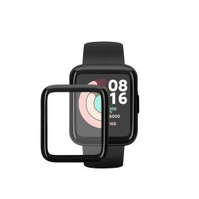   Sada 2 ks ochranných fólií Kwmobile pro Xiaomi Redmi Watch 2 Lite, průhledná/černá, polymer, KWM000024WS001C