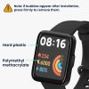 Sada 2 ks ochranných fólií Kwmobile pro Xiaomi Redmi Watch 2 Lite, průhledná/černá, polymer, KWM000024WS001C