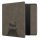 Pouzdro Kwmobile pro Amazon Kindle Oasis 10, šedo/černé, eko kůže, KWM000014ND014C