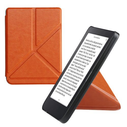 Kryt Kwmobile pro Kobo Clara 2E, hnědý, ekokůže, KWM000017NQ014C