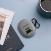 Pouzdro na sluchátka Kwmobile pro Google Pixel Buds Pro, šedo-černé, silikonové, KWM000017PM002C