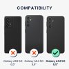 Pouzdro Kwmobile pro Samsung Galaxy A34 5G, tmavě zelené, silikonové, KWM0000191B004C