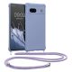 Pouzdro Kwmobile se šňůrkou na krk pro Google Pixel 7a, modré, silikonové, KWM000019YH005C