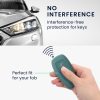 Kryt na klíče od auta Kwmobile pro Ford 3 Buttons - Keyless Go, tmavě zelený, silikon, KWM000008AQ005C