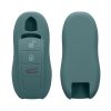 Kryt klíče od auta Kwmobile pro Peugeot 3 Buttons, tmavě zelený, silikon, KWM000008IA003C