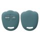 Kwmobile kryt klíče od auta pro Mitsubishi 2 Buttons, tmavě zelený, silikon, KWM000008JC002C