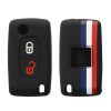 Kryt na klíče od auta Kwmobile pro Peugeot/Citroen 2 tlačítka, vícebarevný, silikon, KWM0000093T004C