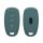 Kryt na klíče od auta Kwmobile pro Hyundai 3 Buttons - Keyless Go, tmavě zelený, silikon, KWM000009FX002C
