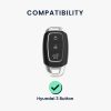 Kryt na klíče od auta Kwmobile pro Hyundai 3 Buttons - Keyless Go, tmavě zelený, silikon, KWM000009FX002C