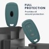 Kryt na klíče od auta Kwmobile pro Hyundai 3 Buttons - Keyless Go, tmavě zelený, silikon, KWM000009FX002C