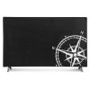 Kryt Kwmobile pro 40palcovou TV, černo/bílý, plast, KWM000011NC003C