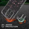 Pouzdro Kwmobile pro Honor X6a, průhledné/růžové, silikonové, KWM000020IC001C