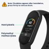 Sada 2 ks ochranných fólií Kwmobile pro Xiaomi Mi Band 8, transparentní/černá, polymer, KWM000024XX001C