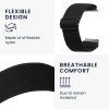 Řemínek Kwmobile pro Xiaomi Mi Watch Color Sport/S1 Active, černý, nylon, KWM000024YA001C