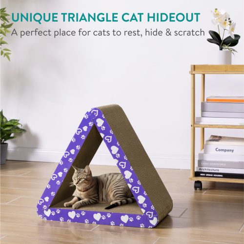 Set 3 Placi de zgariat pentru Pisici Navaris, 51x25x45 cm, carton, NAV000025ZF001C