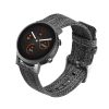Řemínek Kwmobile pro TicWatch Ticwatch E3 / GTH 20 mm, šedý, textilní, KWM000024YO001C
