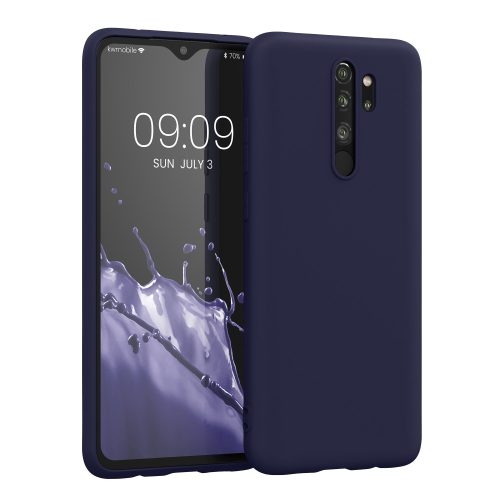 Kryt Kwmobile pro Xiaomi Redmi Note 8 Pro, tmavě modrý, silikon, KWM000010MT039C