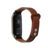 Řemínek Kwmobile pro Xiaomi Mi Band 7, hnědý, přírodní kůže, KWM000024YZ001C