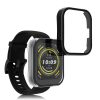Sada 2 ks krytů Kwmobile s bezpečnostním sklem pro Amazfit Bip 5, Transparent/Black, Plastic, KWM000024ZC002C