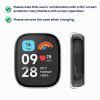 Sada 2 ks pouzder Kwmobile s bezpečnostním sklem pro Xiaomi Redmi Watch 3 Active / Redmi Watch 3 Lite, Transparent, Plast, KWM000024ZD001C