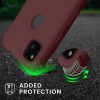 Pouzdro Kwmobile pro Google Pixel 4a, vínové, silikonové, KWM0000126T014C