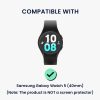 Sada 2 ks pouzder Kwmobile pro Samsung Galaxy Watch 5, černá/zlatá, plast, KWM000024ZL001C