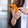 Pouzdro Kwmobile pro Samsung Galaxy A21s, oranžové, silikonové, KWM000011GI019C