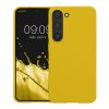 Pouzdro Kwmobile pro Samsung Galaxy S23, žluté, silikonové, KWM000017WK020C
