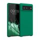Pouzdro Kwmobile pro Google Pixel 6, zelené, silikonové, KWM000013EZ064C