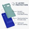 Pouzdro Kwmobile pro Google Pixel 6a, modré, silikonové, KWM000015FZ055C