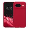 Pouzdro Kwmobile pro Google Pixel 8, červené, silikonové, KWM0000208F019C