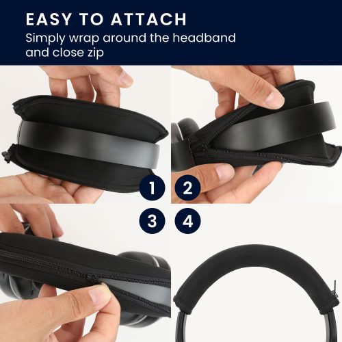 Kwmobile sluchátkový pásek pro Beats Studio 3/Studio 2/Solo 3, černý, neopren, KWM0000250S001C