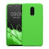 Pouzdro Kwmobile pro OnePlus 6T, zelené, silikonové, KWM000009BL034C