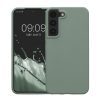 Pouzdro Kwmobile pro Samsung Galaxy S22, zelené, silikonové, KWM000014GR072C