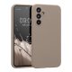 Kryt Kwmobile pro Samsung Galaxy A54 5G, béžový, silikon, KWM000018FQ049C