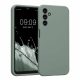 Pouzdro Kwmobile pro Samsung Galaxy A14 5G, zelené, silikonové, KWM000018GD040C