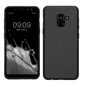   Kryt Kwmobile pro Samsung Galaxy A8 (2018), šedý, silikon, KWM0000093L012C