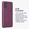 Kryt Kwmobile pro Samsung Galaxy A51, fialový, silikon, KWM000010ZE015C
