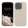 Kryt Kwmobile pro Apple iPhone 15 Pro, krémový, silikonový, KWM000020CC012C