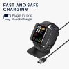 Kwmobile USB napájecí kabel pro Xiaomi Mi Band 8 Pro, černý, plastový, KWM0000251B001C