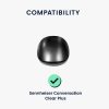 Pouzdro na sluchátka Kwmobile pro Sennheiser Conversation Clear Plus, černé, silikonové, KWM0000251G001C