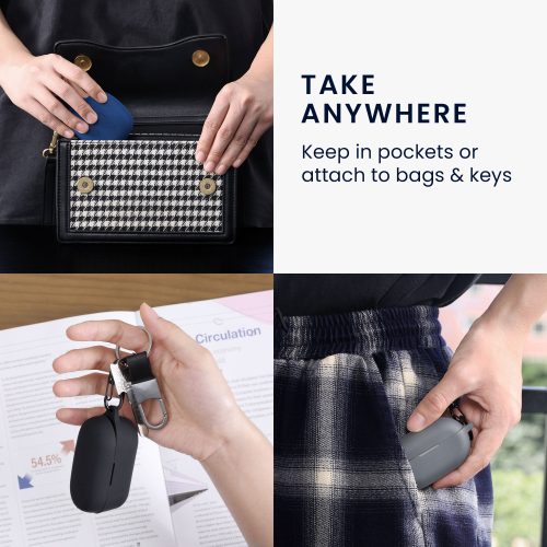 Pouzdro na sluchátka Kwmobile pro Xiaomi Redmi Buds 5, černé, silikonové, KWM0000251H001C