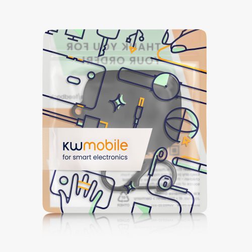 Pouzdro na sluchátka Kwmobile pro Xiaomi Redmi Buds 5, černé, silikonové, KWM0000251H001C