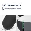 Pouzdro na sluchátka Kwmobile pro JBL Soundgear Sense, černé, silikonové, KWM0000251K001C