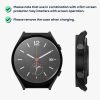 Sada 2ks krytů Kwmobile s bezpečnostním sklem pro Xiaomi Watch S1, černá, plast, KWM000015ES004C