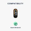 Řemínek Kwmobile pro Xiaomi Mi Band 8, zelený, bavlna, KWM0000252G002C