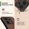 Kryt Kwmobile pro Xiaomi 13T/13T Pro, Hnědý/Modrý, Dřevo, KWM000020IR002C