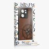 Kryt Kwmobile pro Xiaomi 13T/13T Pro, Hnědý/Modrý, Dřevo, KWM000020IR002C