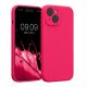 Kryt Kwmobile pro Apple iPhone 15, růžový, silikon, KWM000022OL001C