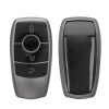 Kwmobile Kryt na klíče od auta pro Mercedes Benz Smart Key, šedo-černý, silikon, KWM0000252R001C